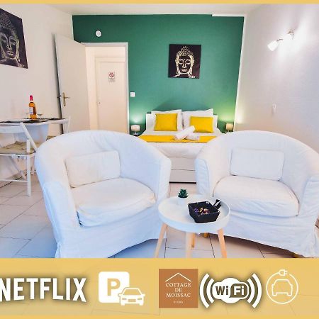 Apt T1 Cosy Et Ambiance Zen "Cottage De Moissac" Buitenkant foto