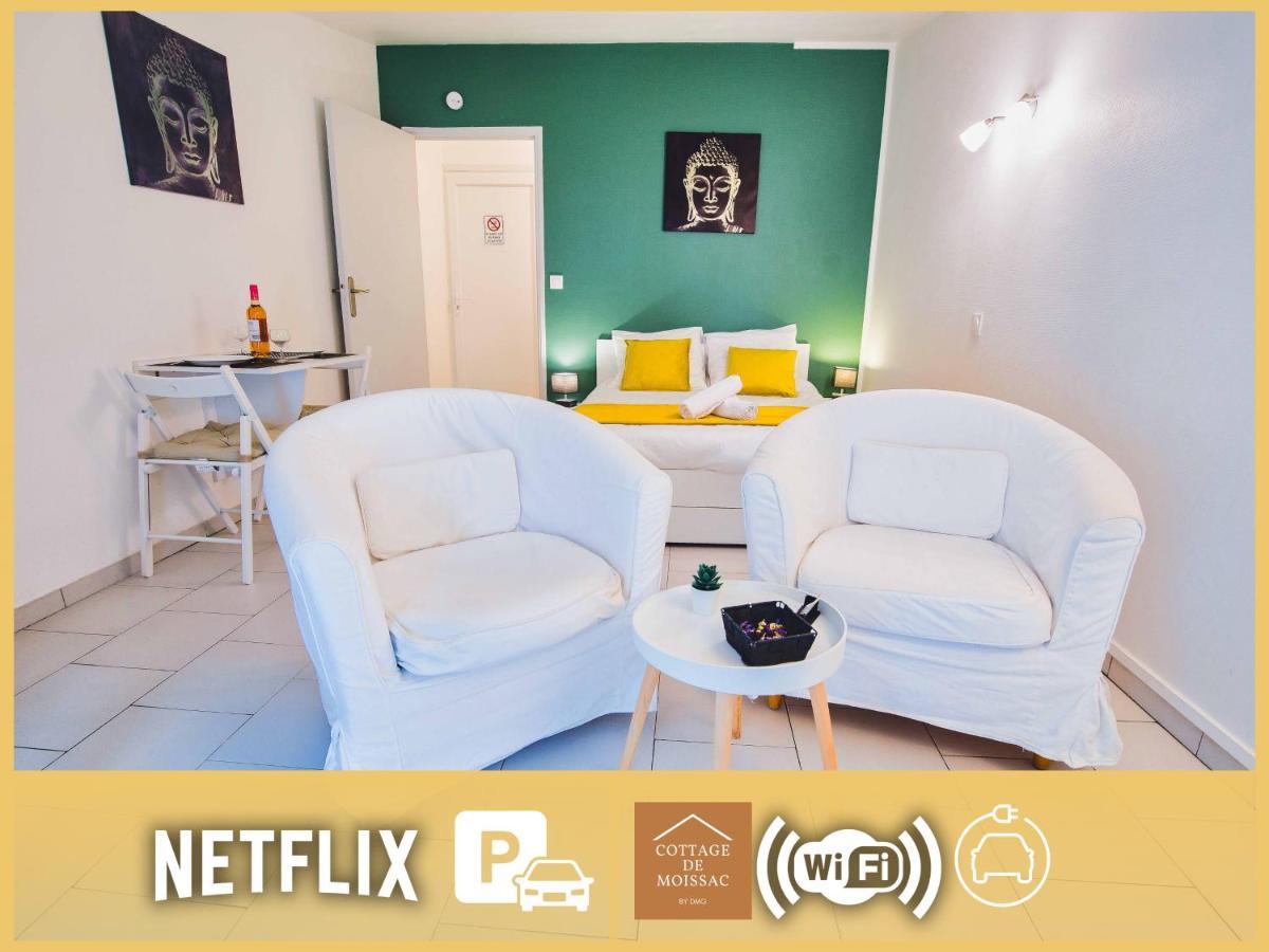 Apt T1 Cosy Et Ambiance Zen "Cottage De Moissac" Buitenkant foto